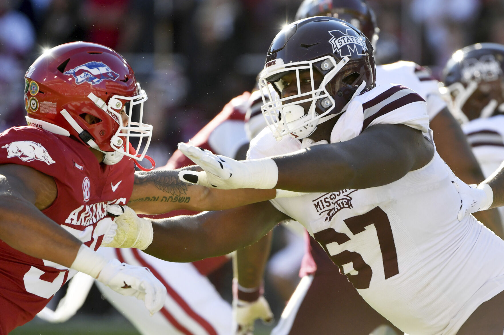 Mississippi St Arkansas Football